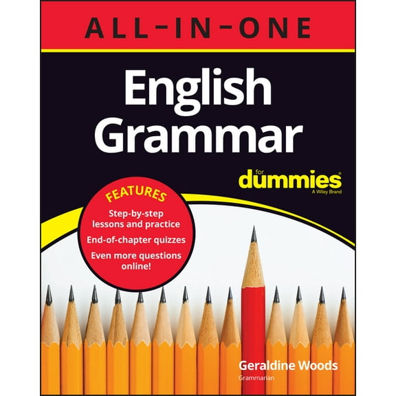 English Grammar All-In-One for Dummies (  Chapter Quizzes Online), (Paperback)