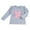 Grey, variant on Kiijoy Toddler Girls Cute Ruffle Long Sleeve T Shirt Bow Print Crewneck T-Shirt, Sizes 2-3