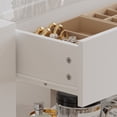 thumbnail image 5 of KULAGAGA Closet Island with Glass Top & 8 Drawers,Wardrobe Armoire  Island for Walk-in Closet, Store Dressing Room, 47.2”W x 23.6”D x 31.5”H, 5 of 8