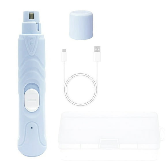 Bird Nail Grinder Beak Silenced Parrots File with LED Lamp Supplies Suitable for Budgerigars