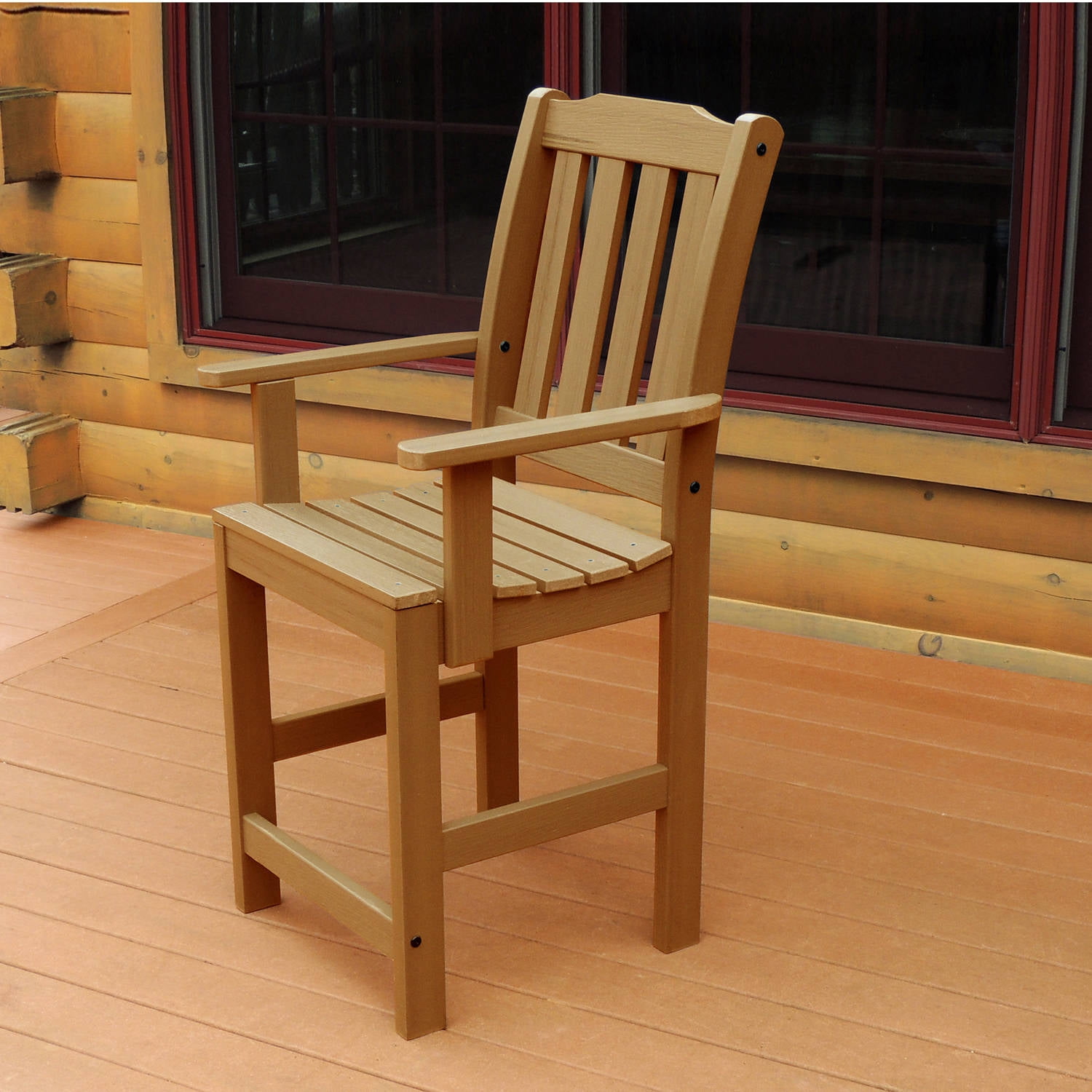 highwood® Eco-Friendly Recycled Plastic Lehigh Counter Armchair