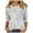 Gray, variant on LYXSSBYX 3/4 Length Sleeve Womens Tops Women's Fashion Printed Round Neck 3/4 Sleeve T-shirt Loose Tops Long Sleeve Round Neck Tops/Shirt