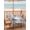Blue Beige White, variant on Outdoor Tablecloth with Umbrella Hole & Zipper, Blue Coastal Starfish Rectangle Tablecloth 54x80 Inch, Beach Nautical Shell Eucalyptus Wooden Patio Table Cover Waterproof Table Cloth for Picnic/Party
