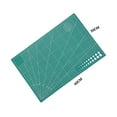 thumbnail image 2 of VERDANVERSE Self Healing Cutting Mat Double Sided Green PVC with Inch Grids for Accurate Measurement, 2 of 2