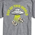 thumbnail image 3 of Mickey & Friends - UFO Out Of This World - Men's Short Sleeve Graphic T-Shirt, 3 of 5