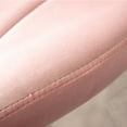 thumbnail image 6 of Roundhill Furniture Ellston Upholstered Adjustable Swivel Barstools in Pink, Set of 2, 6 of 17