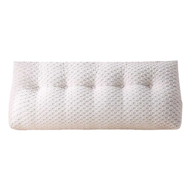 Turtle Hair Granular Bedside Triangle Large Cushion Multifunctional Correction Neck Soft Backrest Removable And Washable White Driver Seat Foam Recliner Pads And Cushions Comfort Cushion for round