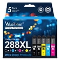 thumbnail image 1 of Valuetoner Cartouche d'Encre Remanufacturée de Remplacement pour Epson T288TG 288TG 288 TG à Utiliser avec XP-430 XP-340 XP-440 XP-330 XP-434 XP-446 Imprimante (2 Bl, 1 of 8