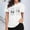 White, variant on Auntie T Shirt Women Cute Heart Print Aunt Tops Tees Casual Short Sleeve Vacation Shirts Tops Shirts for Women Tall Neck Shirts for Women Stripped Shirts for Women Womens Running Tee Shirts Ladies