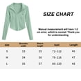 thumbnail image 3 of Camisas de entrenamiento para mujer, camisetas de manga larga para yoga, camiseta informal para senderismo, camiseta atlética transpirable de secado rápido Zhivalor BST3010683-3, 3 of 8