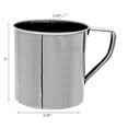 thumbnail image 2 of IH Casa Decor Stainless Steel Mug 500Ml - Set of 2, 2 of 3