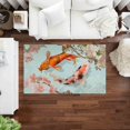 thumbnail image 4 of Japanese Koi Fish Rug, Koi Rug, Abstract Rug, Animal Rugs, Decorative Rug, Thin Rug, Machine Washable Rug, Corridor Rug, Cool Rug, 2.6'x4' - 80x120 cm, 4 of 9