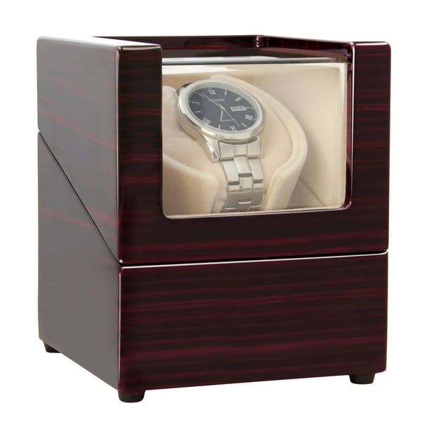 Chiyoda Single Watch Winder with Quiet Motor12 Rotation Modes