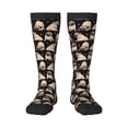 thumbnail image 2 of Lsque French Bulldog Printed Crew Socks Men's Women's LightWeight Thin Casual Calf Socks ,Knee High Socks,Cotton Socks, 2 of 9