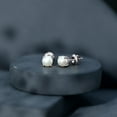 thumbnail image 5 of Rosec Jewels Cultured Freshwater Pearl Stud Earrings for Women - June Birthstone Earrings - AAA Grade - 6 mm - With Jewelry Box, 925 Sterling Silver, 5 of 8