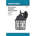 thumbnail image 2 of Nuvo Lighting - Banyan-1 Light Outdoor Wall Lantern-6.13 Inches Wide by 12.25, 2 of 2