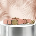 thumbnail image 5 of Unique Bargains Cat Collar Adjustable Breakaway Feature PU Cat Collar Breakaway with Bell Pink, 5 of 7