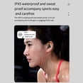 thumbnail image 4 of Inteprter ABS Earbud Inalámbrico Bluetooth-compatible 5.3 Control táctil Ergonómico In-ear HiFi Type-C Sports Running Auriculares Negro Type2 NO2, 4 of 6