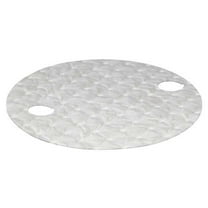 Oil-Dri Drum Top Pad,Oil-Based Liquid,White,PK25  L90910