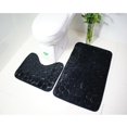 thumbnail image 3 of Juego de 2 alfombrillas de baño con soporte antideslizante, alfombrillas de baño de espuma viscoelástica transpirables, alfombrilla de baño absorbente de agua suave y agradable, soporte antideslizante Xemadio LL-0823, 3 of 4