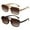 Tortoise Frame|Brown Lens&Yellow Tortoise Frame|Brown Lens, variant on Sunier Retro Pilot Sunglasses for Women Men Double-Bridge Vintage 70s Trendy Fashion Square Sun Glasses 2 Pack