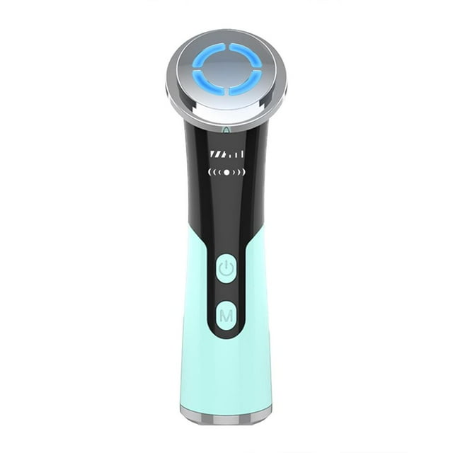 braveheart Iontophoresis Beauty Instrument Facial Massage Face Cleaning Device Skin Care Massager Hot Beauty Instrument blue
