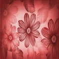 thumbnail image 1 of Ahgly Company Tapis d'Intérieur Lavable en Machine Carré Rouge, 4 Pieds Carré, 1 of 7