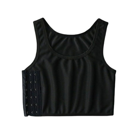 

Wrea Lesbians Wrapped Vest Corset Bustier Breathable Seamless Chest Breast Shaping Underwear Adjustable Tops for Running Casual