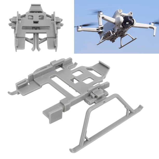 Soporte De Pierna Extendido De Altura Para Dron, Tren De Aterrizaje Plegable De Tamaño Estándar Estable, Ahorro De Espacio, Gris Ligero Para Reemplazo
