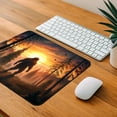 thumbnail image 4 of Bigfoot Walking In The Woods At Sunset Mouse Pad Low Profile Gaming Mat, 4 of 7