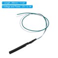 thumbnail image 3 of Uxcell 2.5mm 4m PMMA Side Glow Fiber Optic Cable Kit LED Illuminator 12V 0.1W Testing Light Source for Home Decoration, 3 of 6