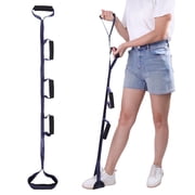 lefeke Leg Lifter Strap with Padded Handgrips & Foot Loop for Hip & Knee Recovery, Mobility Aid for Transfers