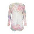 thumbnail image 5 of BODOAO Women's Cardigans Open Front Casual Lightweight Long Sleeve Knit Classic Fall Fashion Cardigan with Pockets Autumn and Winter Gradient Thin Mid Length Cardigan Side Pocket Jacket White M, 5 of 5