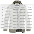 thumbnail image 2 of LEKWK Field Jacket for Men Stand Collar Zip and Snap Front Coat with Shoulder Epaulets Plaid Lining and Multiple Pockets Casual Outdoor Outerwear for Travel Work and Everyday Wear Khaki L, 2 of 5