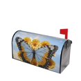 thumbnail image 2 of Bingfone Vibrant Butterfly And Sunflowers Magnetic Mailbox Cover Standard Size for Garden Yard Outdoor Decorations-21x18 in, 2 of 7
