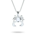 thumbnail image 3 of Bling Jewelry Mens Tribal Zodiac Scorpion Necklace Stainless Steel Oxidized Black 20 Inches, 3 of 6