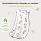 thumbnail image 4 of Saco de dormir para bebé, ropa de dormir estilo chaleco sin mangas, gasa de algodón de bambú, protección del vientre del bebé contra el frío, 4 of 8