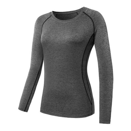 Nalini Cycling Clothing - EFINNY Women Long Sleeve Quick Dry Sports Compression T-Shirts GYM Yoga Cycling Sportswear