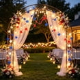 thumbnail image 4 of Sktrjpolfis 14.76ft Patriotic Star String Lights, Red White Blue Star LED Multicolor Independence Day Use, 4 of 5