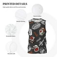 thumbnail image 3 of Honeii Japanese Sushi Hashi print basktball shirt for men and women, Unisex basketball jersey for Theme party-4X-Large, 3 of 6
