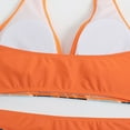thumbnail image 6 of Chiccall Bikini Sets for Women Sexy Floral Printed Halter Tummy Control Tankini Swimwear Two Piece Bathing Suit With Shorts on Clearance, 6 of 7