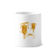 thumbnail image 1 of Linternas antiguas Cepillo de dientes titular de la pluma Mug de ceramica blanca taza 350ml, 1 of 2