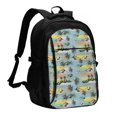 thumbnail image 1 of Easygdp Hawaiian Style Mochila para Laptop de Viaje con Puerto USB, Mochila para Laptop con Puerto de Carga USB para Mujeres y Hombres, 1 of 7