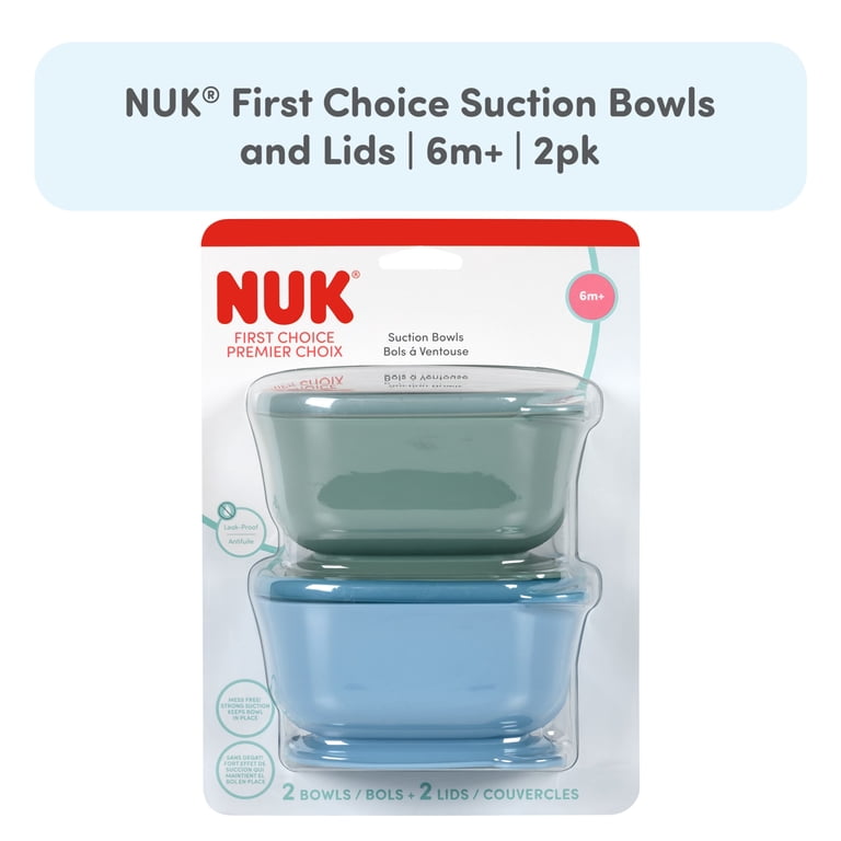 NUK First Choice Suction Bowls with Lids, 2 Pack photo 8