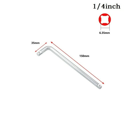 

Extension L-Type Shaped Double End Non-Slip Socket Bent Bar 1/2 1/4 3/8 Wrench