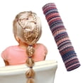 thumbnail image 1 of No Damage Elastic Hair Ties Soft Seamless Mini Ponytail Holders Gentle Toddler Headband Rope Accessories Multipack, 1 of 6