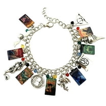 Harry Potter Charm Bracelet with Book Cover Charms