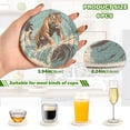 thumbnail image 3 of Tiger Surfing 6 Pcs Drink Coasters with Holder Absorbent Coasters Woven Coasters for Drinks Table Desk Protection Home Decor, 3 of 7