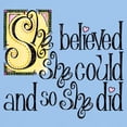 thumbnail image 3 of CafePress - She Believed She Could T Shirt - Men's Classic Graphic T-Shirt, 3 of 4