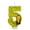 A005- Style E, variant on Creative Cartoon Birthday Candle - Soccer Trophy Glitter Design, Party Number Candle - for Birthday Celebrations, Sports Themed Events, Kids Parties